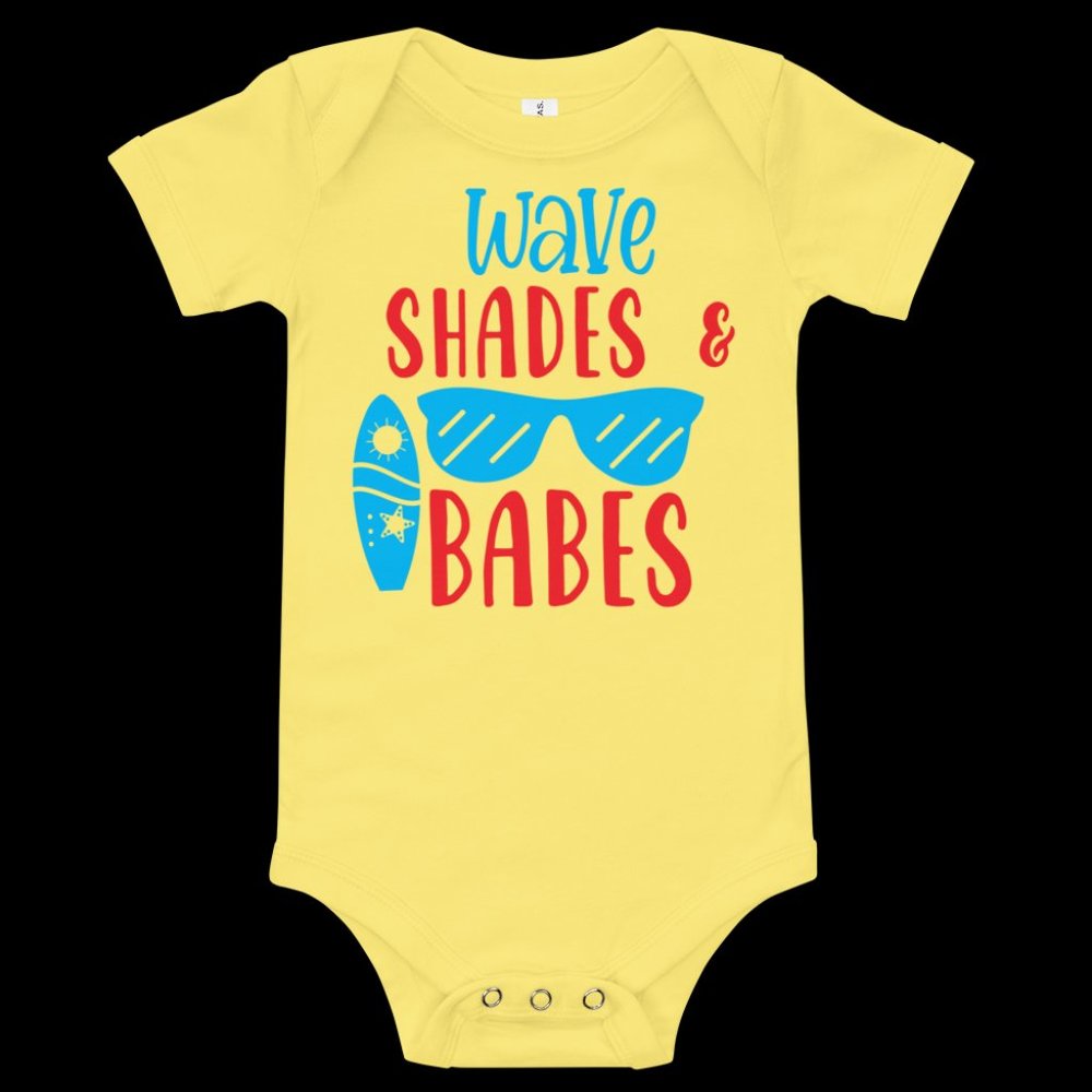 Yellow Baby Onezie - Shades